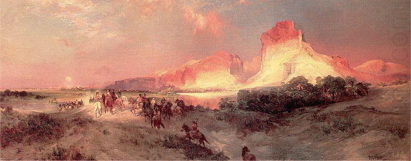 Moran, Thomas Green River Cliffs, Wyoming. china oil painting image
